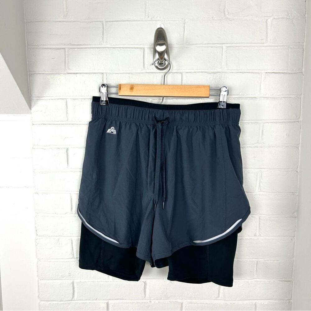 EMS Eastern Mountain Sports Techwick Layered Shorts Size L